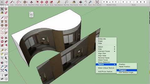 Texture Projection in SketchUp (Dutch)