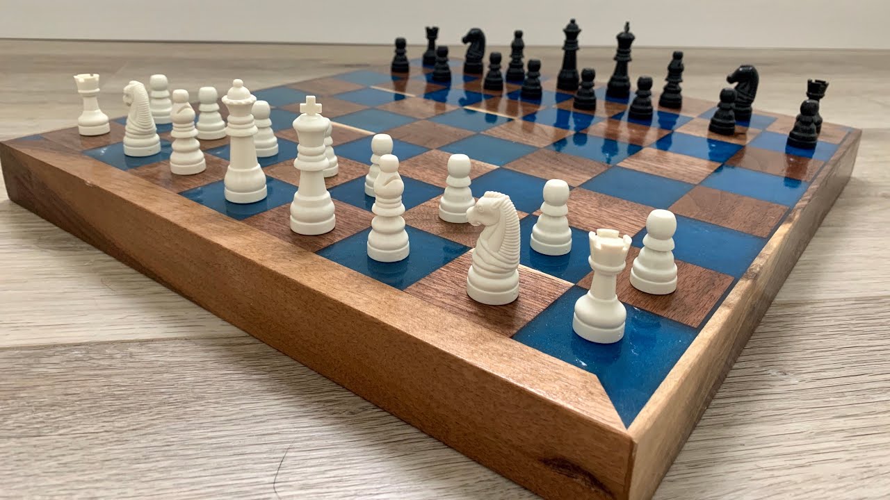 Wood Resin Chess Set