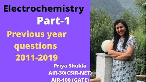 CSIR-NET previous years questions of electrochemistry 2011-2019|Potentiometric titrations