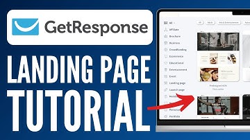 GetResponse Landing Page Tutorial 2023 (Step-By-Step)