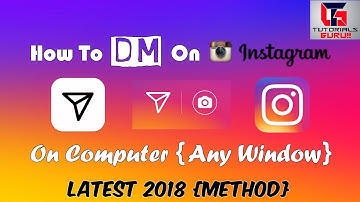 How To Direct Message {DM} On Instagram On Computer | Latest 2018 Method | 100% Working | In Hindi