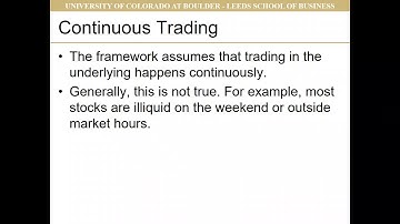 Black Scholes Merton Assumptions