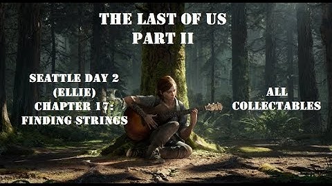 The Last Of us Part 2 - Chapter 17 - Finding Strings - All Collectables