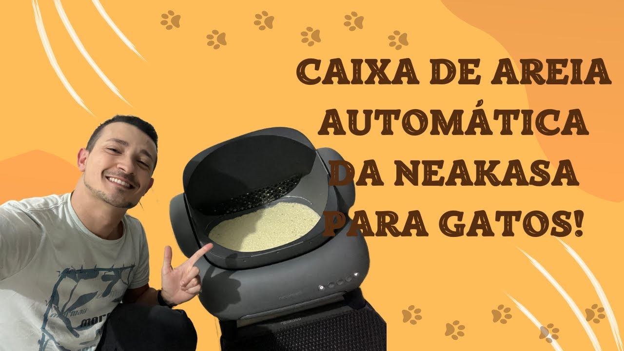 Caixa de areia automática para gatos Neakasa M1