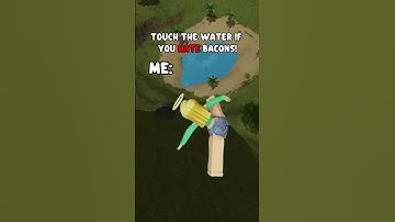 Touch the Water if you HATE BACONS?! 😱💔