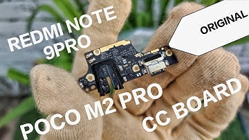 mi redmi note 9pro/ poco m2pro charging board original (cc board)