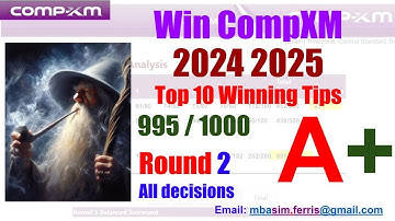 CompXM Guide Round 2 Top Results 999 of 1000 - CompXM 2025 guide Comp XM guide