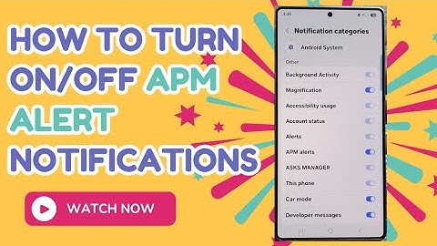 📢 How to Enable/Disable APM Alert Notifications on Samsung Galaxy S25/S25+/Ultra 📲