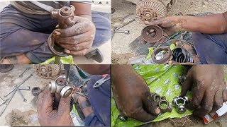 Mahindra jeeto Rear Excel Problem // Mahendra Jeetu rear axle boot cover tirpod bearing change screenshot 2