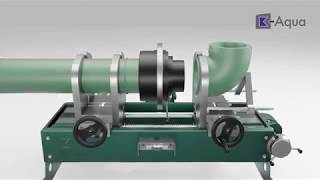 K Aqua PP R Socket Welding with Socket Welding machine