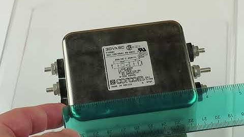 G25341 - Corcom Massive 30VK6C Power Line Filter 30Amp Flange Mount