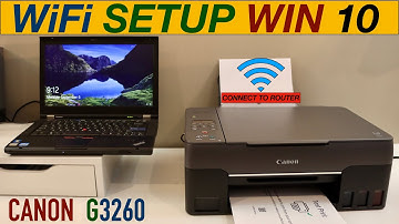 Canon Pixma G3260 WiFi Setup, Wireless Setup - MacBook Review