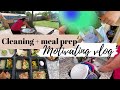 *New* Motivating clean with me + Meal prep | Getting it all done vlog. | Budgetfam