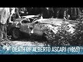Death Of Alberto Ascari on The Monza Eni Circuit (1955) | British Pathé