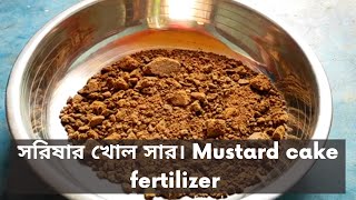 Sorishar khol sar | Cake Fertilizer at Home | Mustard Cake Fertilizer | Garden Tales