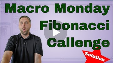 Excel VBA Fibonacci Challenge Solution 1