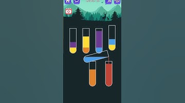 Water colour sort level 18 walkthrough solution IOS/Android