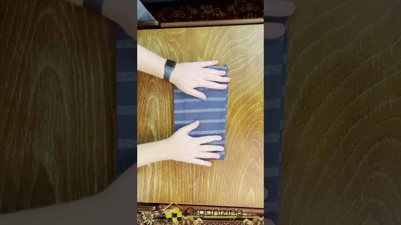 Как складывать футболки (как Мари Кондо)