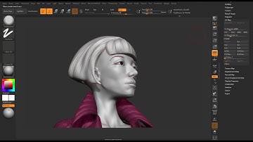 Creation of hair with Ornatrix, 3dsmax and Zbrush / Part 2
