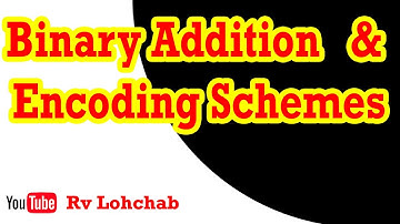 Binary Addition  & Encoding Schemes ASCII, ISCII & UNICODE