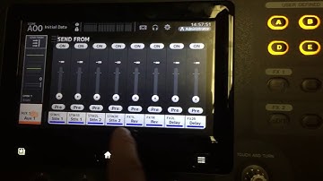 How to send FX1 or FX2 to an Aux Channel - TF Yamaha Digital Mixer