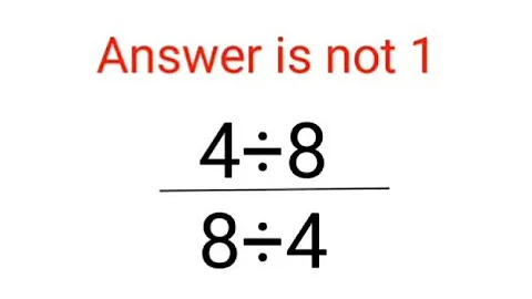 4÷8/8÷4 The answer is not 1. Many got it wrong!  Ukraine Math Test #math #percentages #ukraine
