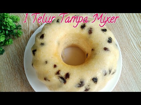 Bolu Kukus Kismis Tanpa Mixer