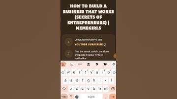 How To Build A Business That Works(Secrets of Entrepreneurs) memefi combo code #memeficode #memefi