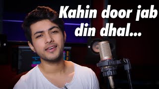 Video thumbnail of "Kahin door jab din dhal jaye | Vaibhav Vashishtha [Cover Song]"