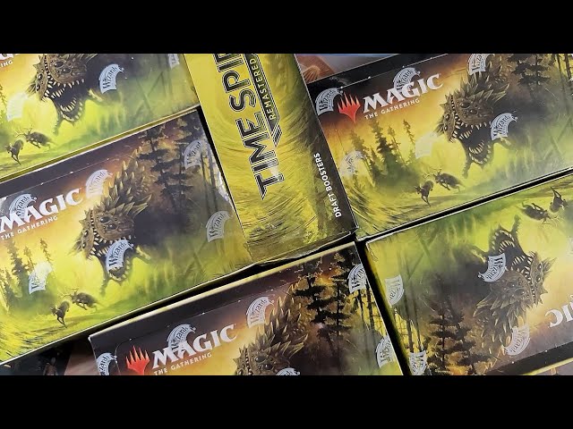 how many TIMESHIFTED FOILS can we pull?? Time Spiral Remastered Booster Box  - YouTube