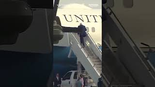 Trump departs from NEW JERSEY