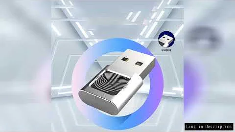 USB Fingerprint Reader for Windows 10 /11Hello For Laptop PC Biometric Scanner Padlock Password-Free