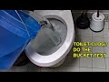 Simple Bucket Test for Toilet Clog, or Just Slow, Half Flush Issues - Tips