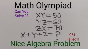 Maths Olympiad//A Tricky Maths Problem//Algebra Problem.