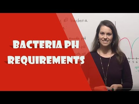 Bacteria pH Requirements (acidophiles, neutrophiles, and alkaliphiles)