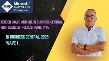 Render image and URL in Business Central with UserControlHost page type