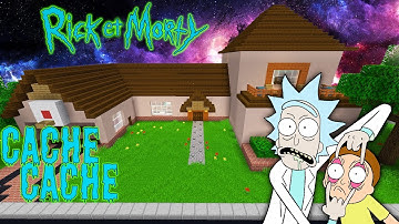 CACHE CACHE SUR MINECRAFT MAP RICK ET MORTY ! PS4 FR