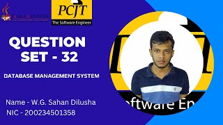 Famous Database Management System(DBMS)-Question Set-32 #dbms#webdevelopment Net Worth