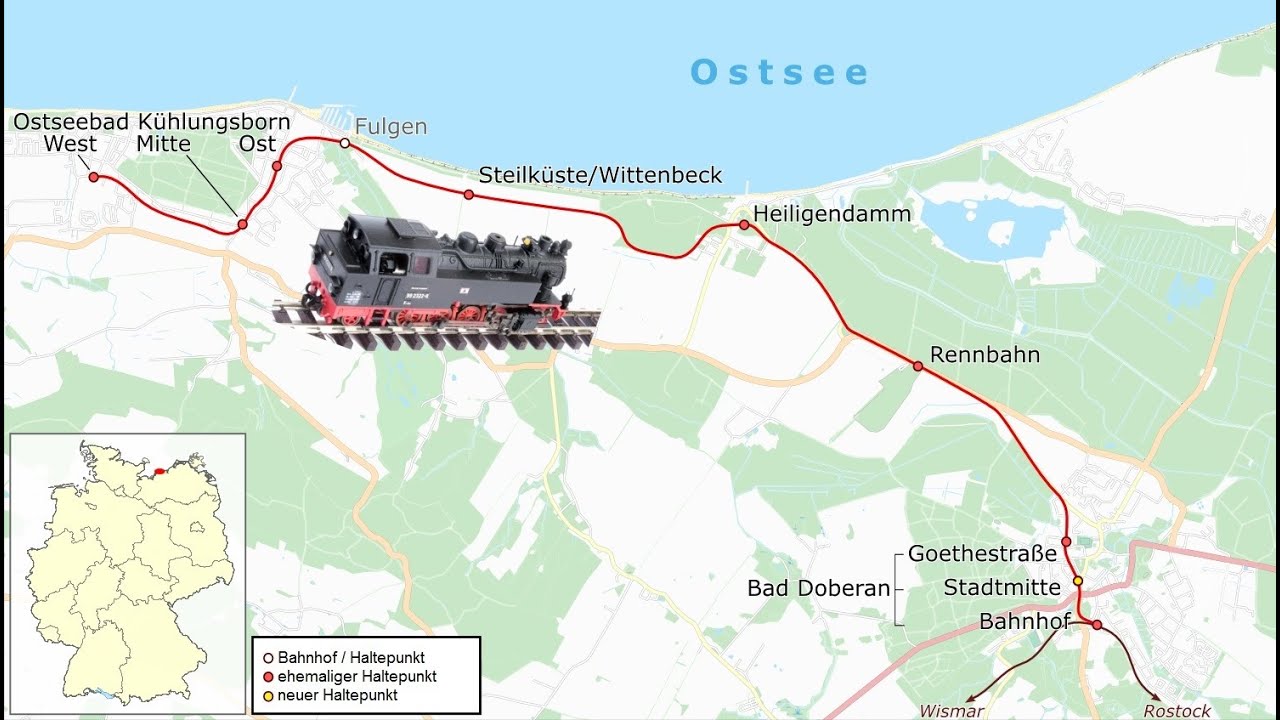 NDR Nordmagazin 19.07.2022 / Fährt die Bäderbahn   Molli   bald weitere Ziele an