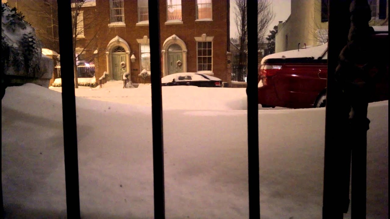 January 2016 Blizzard Timelapse - YouTube