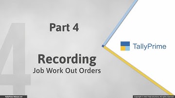 Anu international | How to Record Job Work Out Orders in TallyPrime  TallyHelp   Tally Solutions