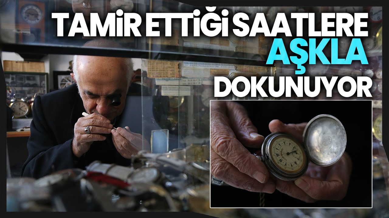 65 Yıllık Mekanik Saat Tamircisi Teknolojiye Yenik Düştü