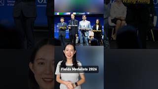 Two Chinese mathematicians (Deng Yu & Wang Hong) won Fields Medalists 2026 #trending #viral #fypシ