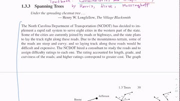 Combinatorics HHM 1.3.3 Spanning trees
