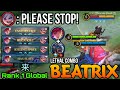 Lethal Combo! Top 1 Beatrix ft Supreme No.1 Johnson! - Top 1 Global Beatrix by 来 - Mobile Legends