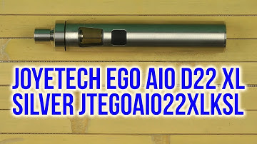 Распаковка Joyetech eGo AIO D22 XL Silver JTEGOAIO22XLKSL
