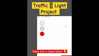 Traffic Light Project Using React JS | react js traffic light #shorts #shortvideo #reactjs #coding