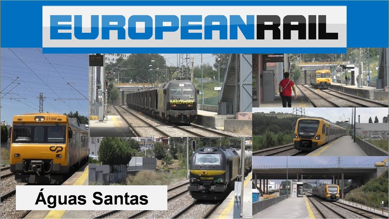 #Portugal2019 Comboios de Portugal Trains - Estação Águas Santas - Palmilheira