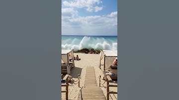 The Wrath of the Sea: The Power of the Tsunami / AI video