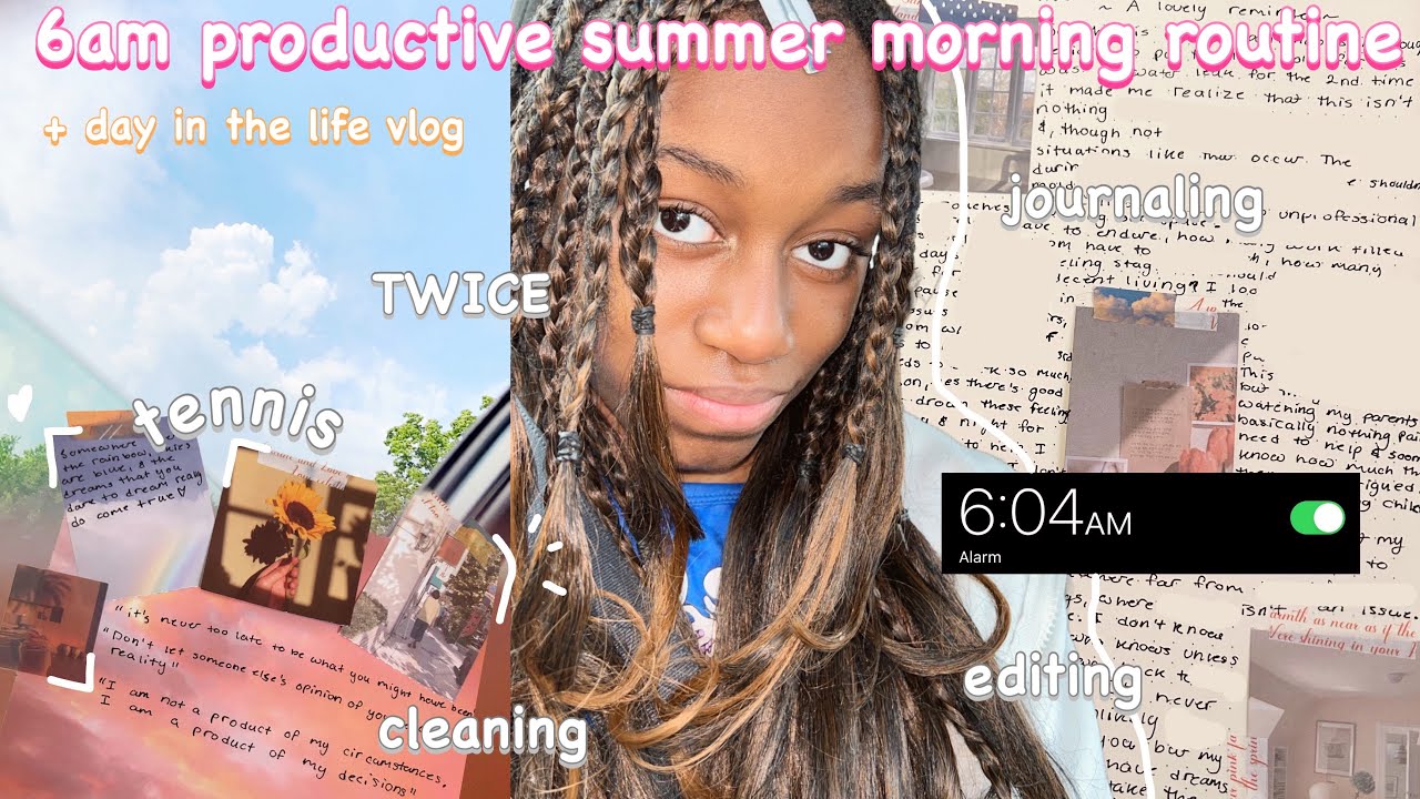 my weird 6am summer morning routine 2023 | Journaling, TWICE, day in ...